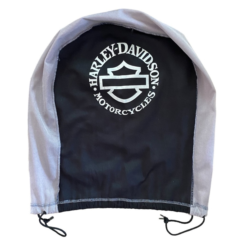 HARLEY DAVIDSON Motorcycle Helmet Dust Bag Drawstring Black Grey OS